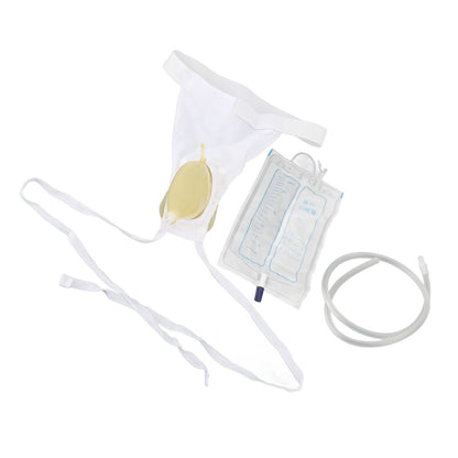 Silicone Urine Collector Reusable Portable Urinary Catheter Bag Collection Urinal Bagfor Man Woman Elderly - view 4