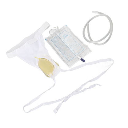 Silicone Urine Collector Reusable Portable Urinary Catheter Bag Collection Urinal Bagfor Man Woman Elderly - view 5