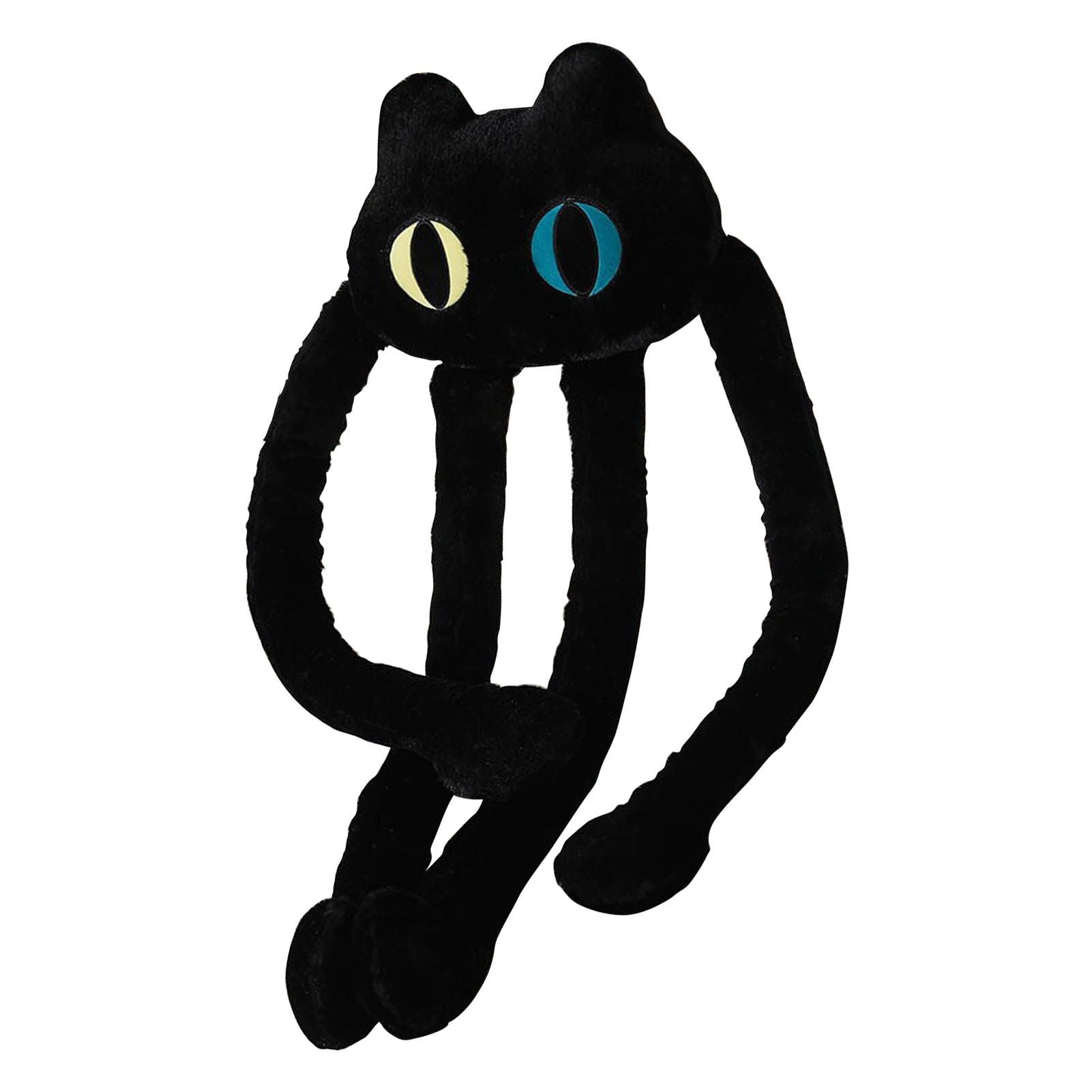 Long Legged Octopus Doll Long Legs and Feet Fine Stitching Plush Long Legs Toy for Men Women Black Cat - view 3
