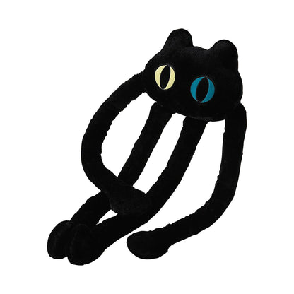 Long Legged Octopus Doll Long Legs and Feet Fine Stitching Plush Long Legs Toy for Men Women Black Cat - view 4
