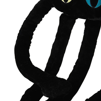 Long Legged Octopus Doll Long Legs and Feet Fine Stitching Plush Long Legs Toy for Men Women Black Cat - view 9