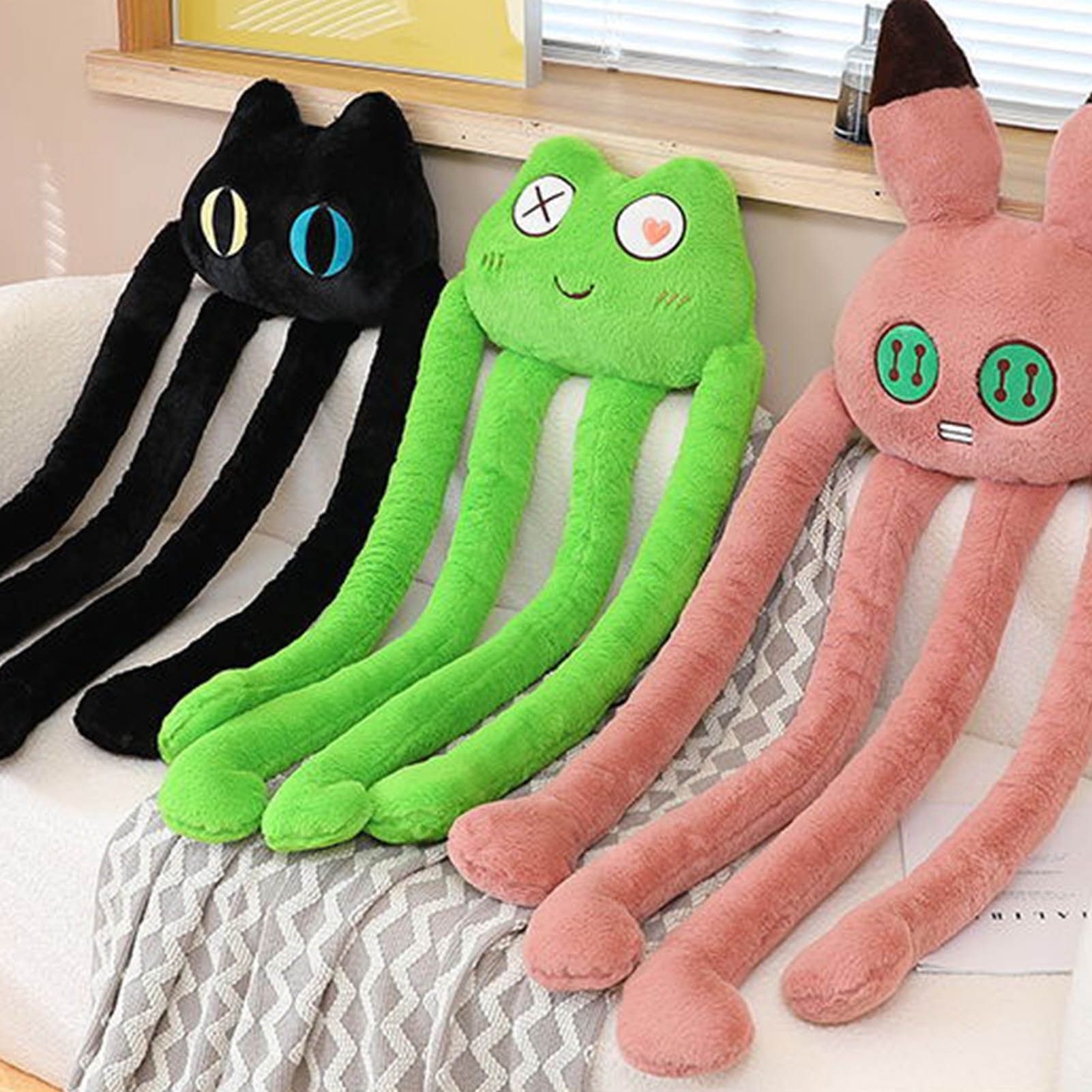 Long Legged Octopus Doll Long Legs and Feet Fine Stitching Plush Long Legs Toy for Men Women Black Cat - view 10