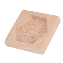 Wooden Cookie Mould Beechwood Reusable Washable Biscuit Press Stamp Mold for Kitchen Baking Bee - view 2