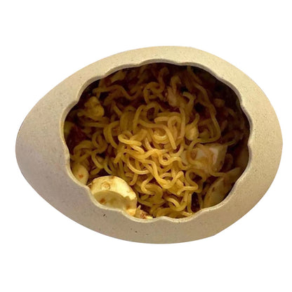 Egg Shell Bowl Ceramic Lifelike Decorative Toxic Free Noodle Dessert Bowl for Home Restaurant - view 3