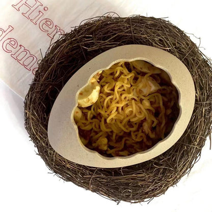 Egg Shell Bowl Ceramic Lifelike Decorative Toxic Free Noodle Dessert Bowl for Home Restaurant - view 5