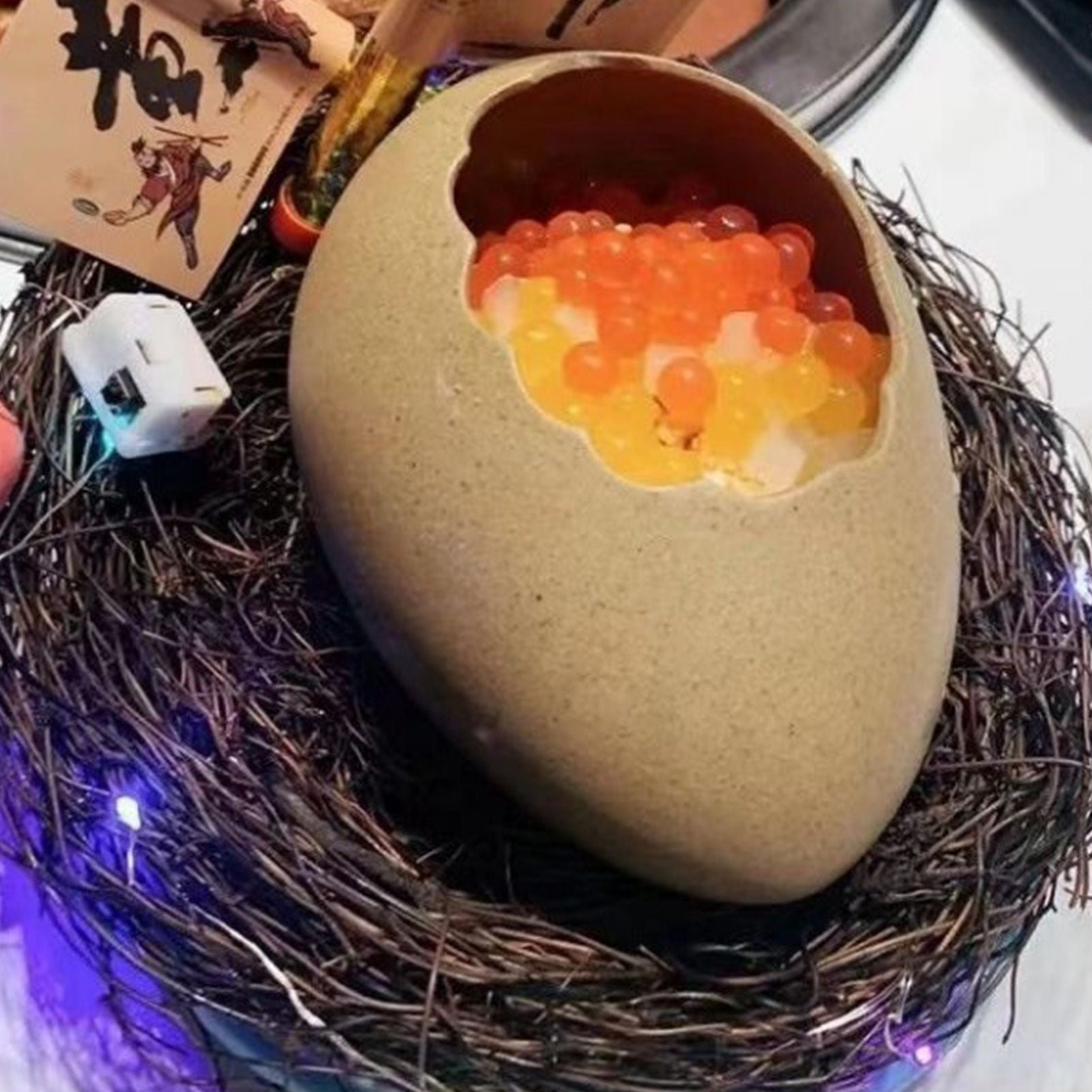 Egg Shell Bowl Ceramic Lifelike Decorative Toxic Free Noodle Dessert Bowl for Home Restaurant - view 6