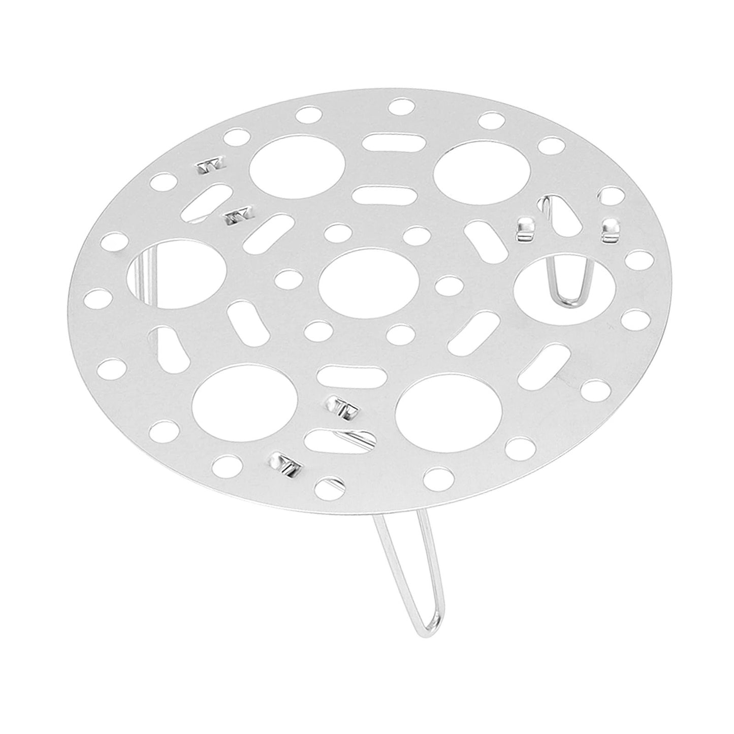 Steaming Rack Stainless Foldable Multi Function Steel Steaming Tray Dumplings Egg Steaming Tool for Home Restaurant Silver - view 4