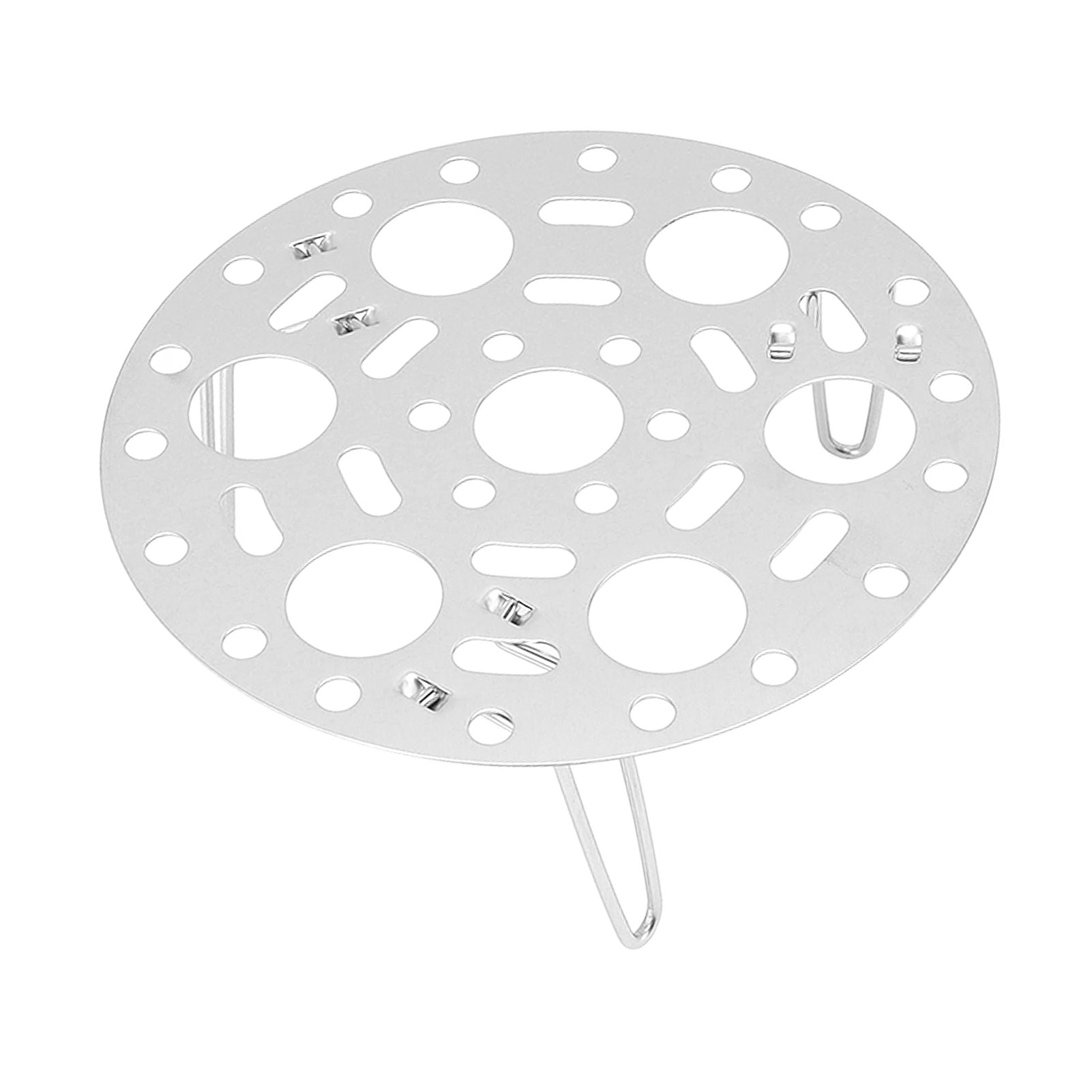 Steaming Rack Stainless Foldable Multi Function Steel Steaming Tray Dumplings Egg Steaming Tool for Home Restaurant Silver - view 4