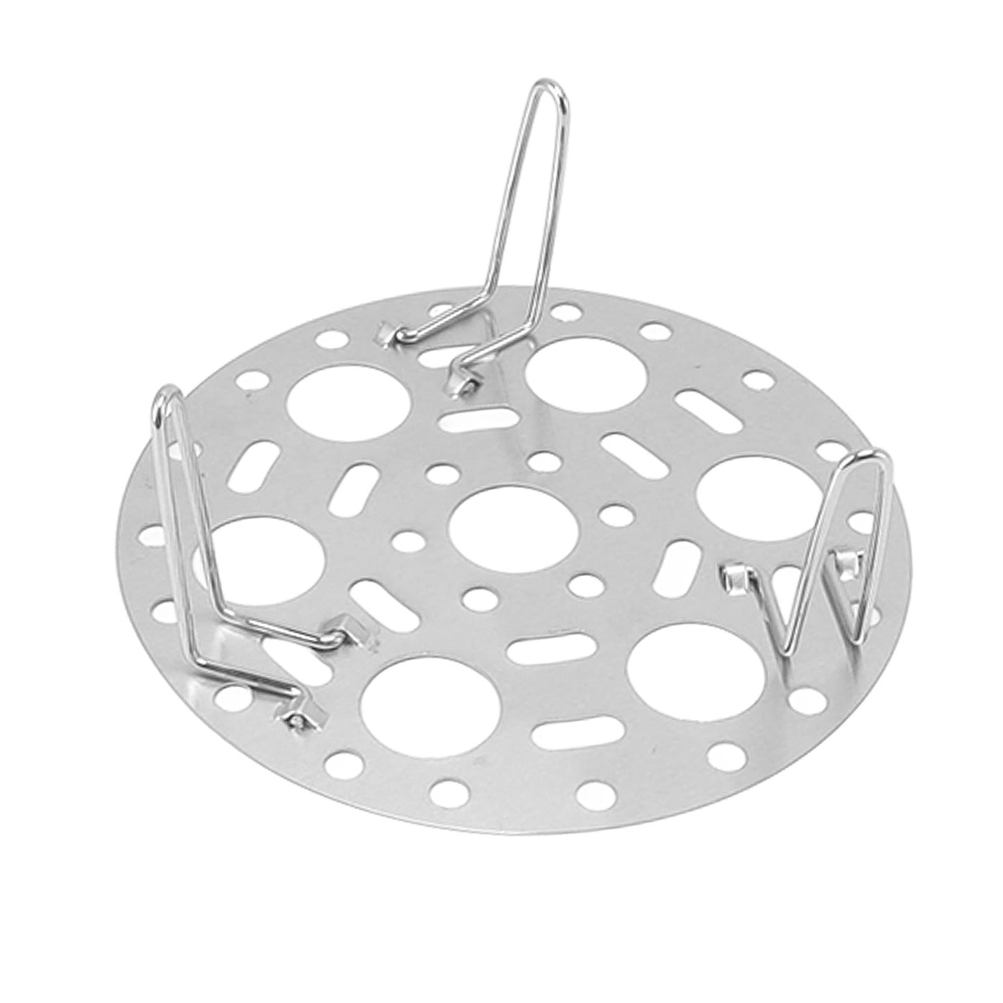 Steaming Rack Stainless Foldable Multi Function Steel Steaming Tray Dumplings Egg Steaming Tool for Home Restaurant Silver - view 9