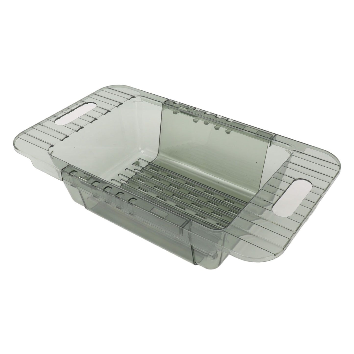 Kitchen Sink Fruit Vegetable Strainer Modern Minimalist PET Kitchen Telescopic Drain Rack Plastic Sink Filter Green - view 6
