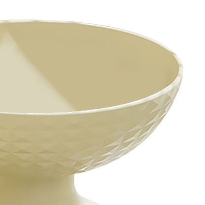 Fruit Tray Plate Holder Plastic Footed Snacks Vegetables Fruits Basket Bowl for Kitchen Counter Dining Room Tables Cream White - view 8