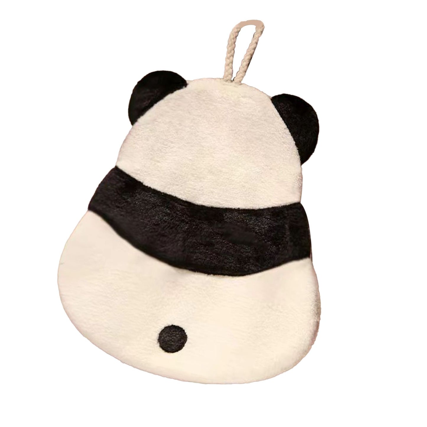 Hand Towel Thickened Cute Cartoon Animal Pattern Absorbent Hanging Kitchen Towel for Kids Home Panda Pattern - view 9