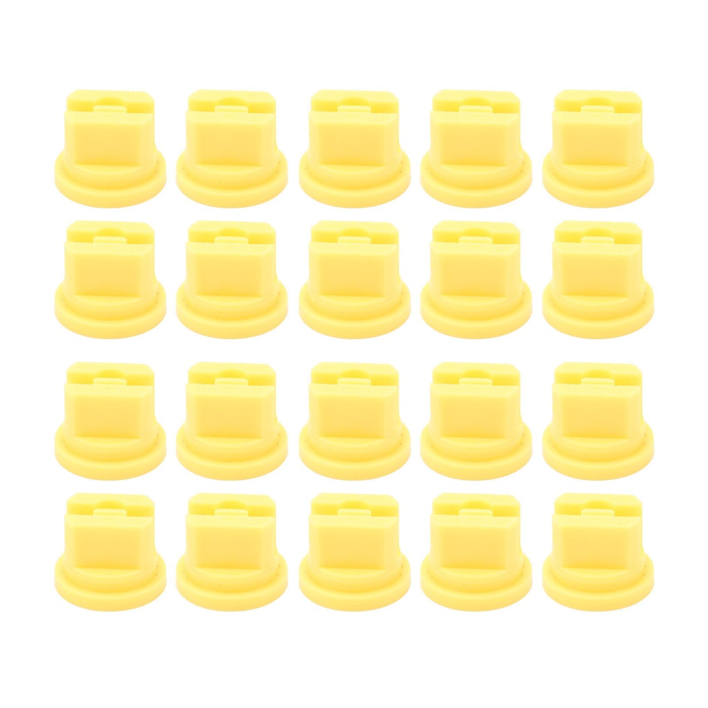 20 Pcs Flat Fan Spray Tip Uniform Spray Distribution 110 Degree Agricultural Sprayer Atomizing Nozzle 0.1‑2mm Bore Diameter