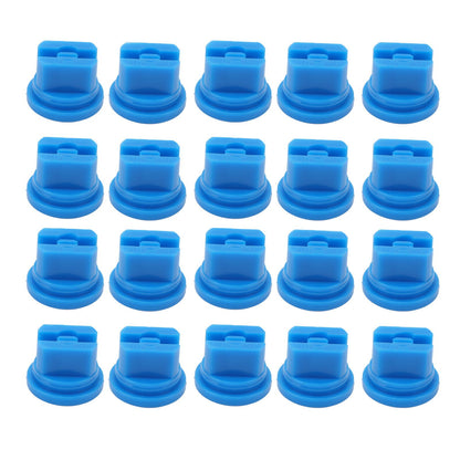 20 Pcs Flat Fan Spray Tip Uniform Spray Distribution 110 Degree Agricultural Sprayer Atomizing Nozzle 0.1‑1.0mm Bore Diameter