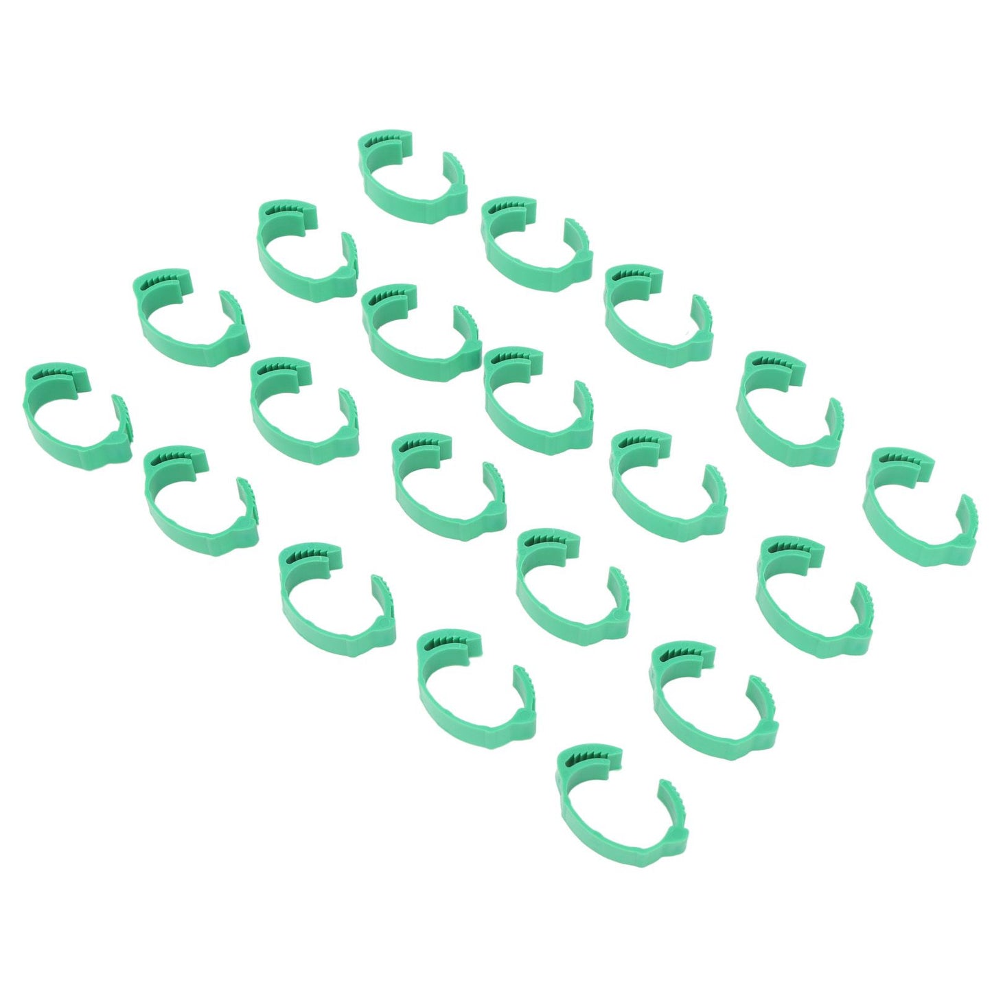 100pcs Chicken Identification Leg Bands Adjustable DIY Clip On Duck Bands for Geese Pigeons Green - view 3
