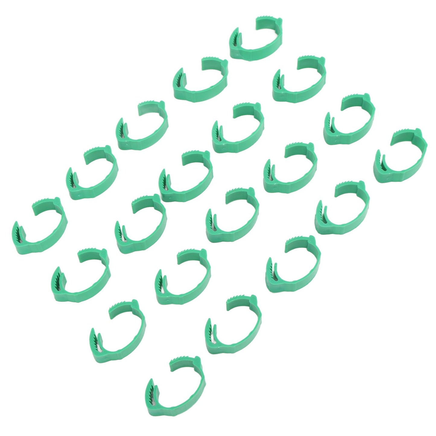 100pcs Chicken Identification Leg Bands Adjustable DIY Clip On Duck Bands for Geese Pigeons Green - view 4