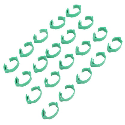 100pcs Chicken Identification Leg Bands Adjustable DIY Clip On Duck Bands for Geese Pigeons Green - view 4