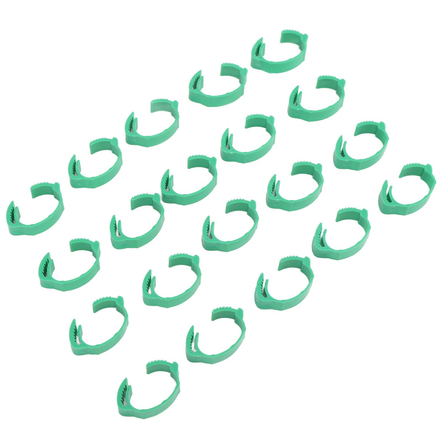 100pcs Chicken Identification Leg Bands Adjustable DIY Clip On Duck Bands for Geese Pigeons Green - view 5