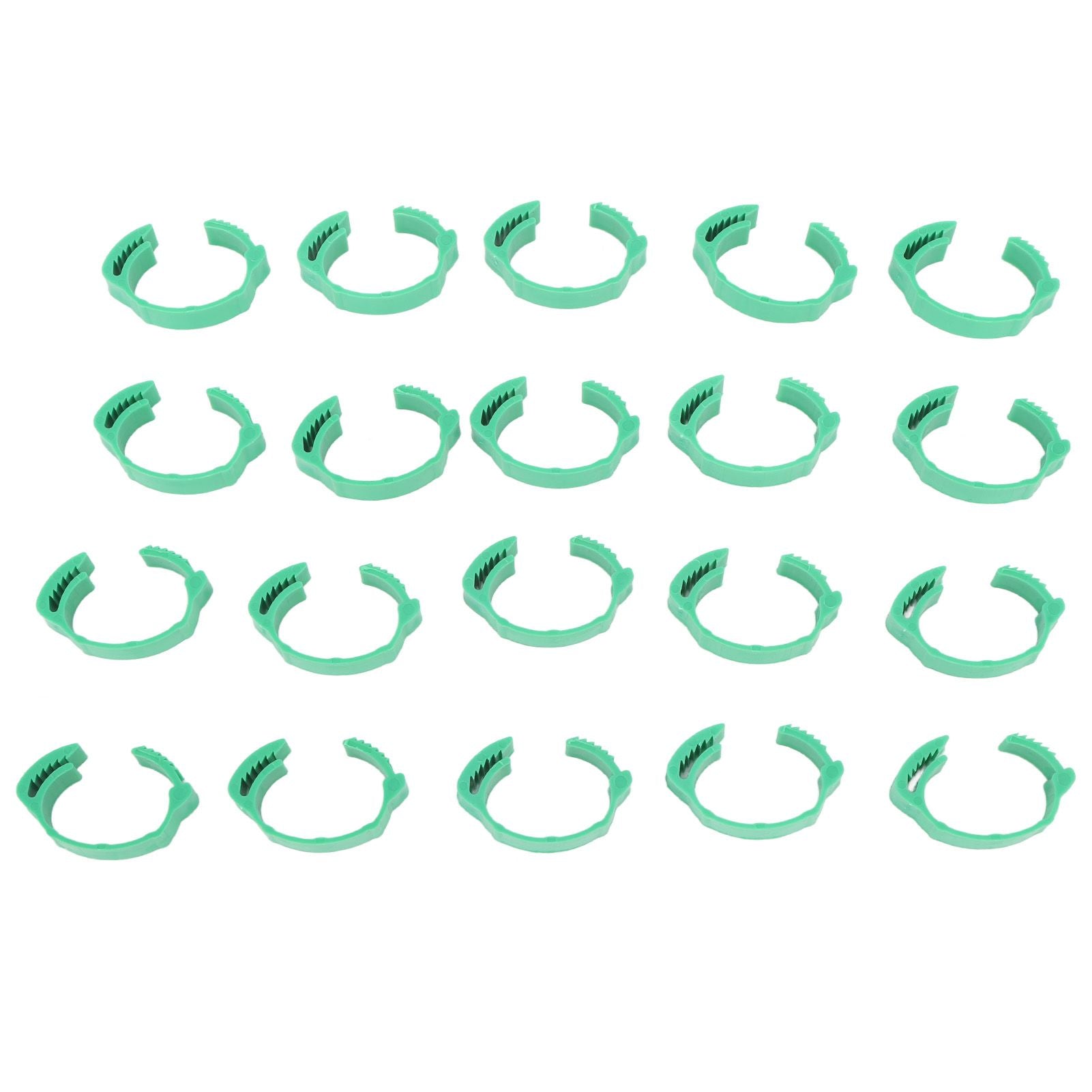 100pcs Chicken Identification Leg Bands Adjustable DIY Clip On Duck Bands for Geese Pigeons Green - view 6