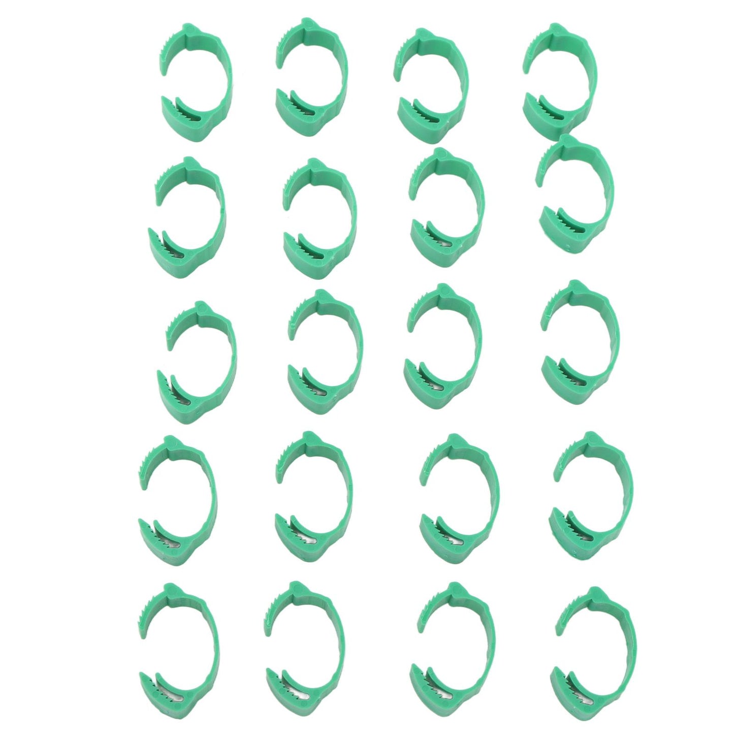 100pcs Chicken Identification Leg Bands Adjustable DIY Clip On Duck Bands for Geese Pigeons Green - view 8