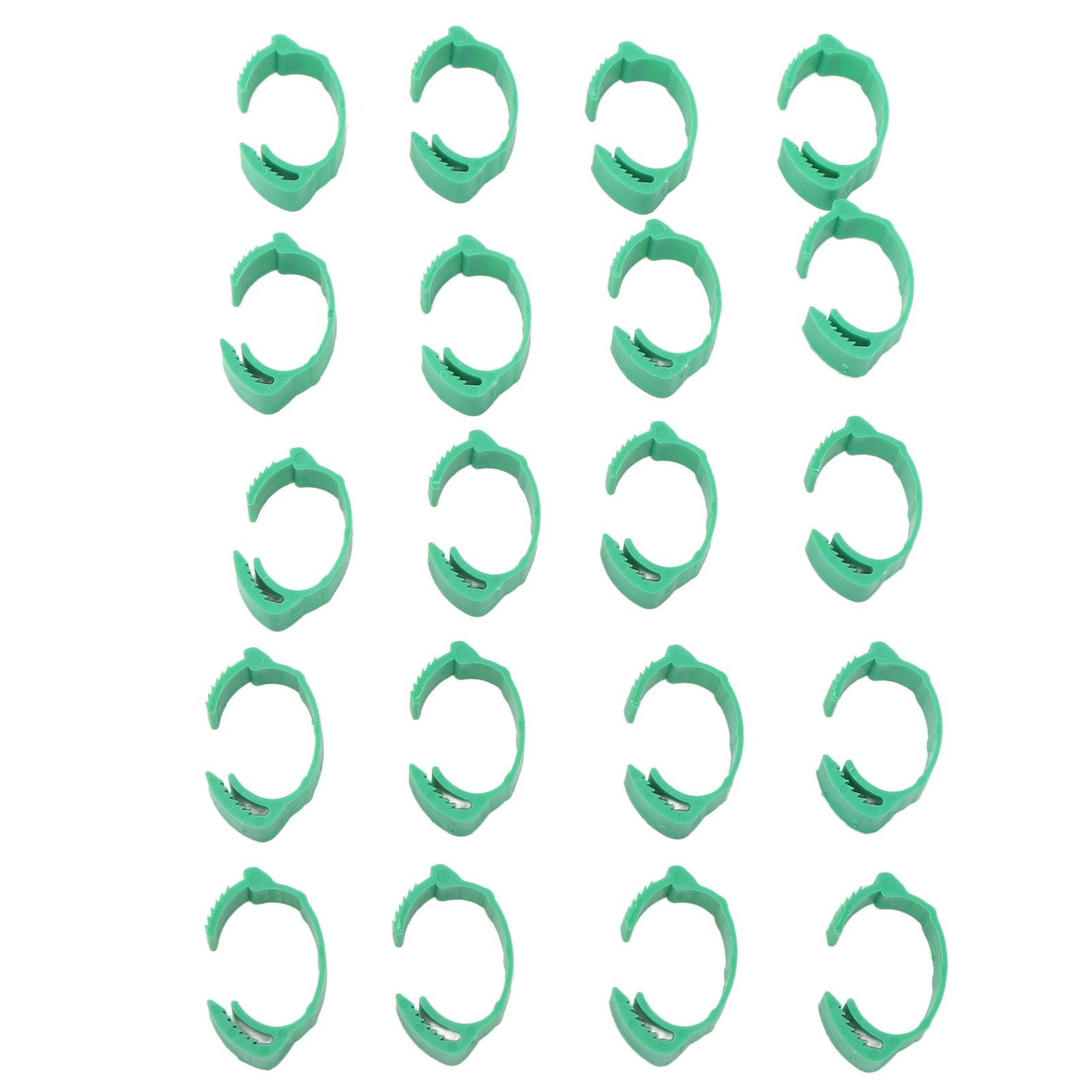 100pcs Chicken Identification Leg Bands Adjustable DIY Clip On Duck Bands for Geese Pigeons Green - view 8