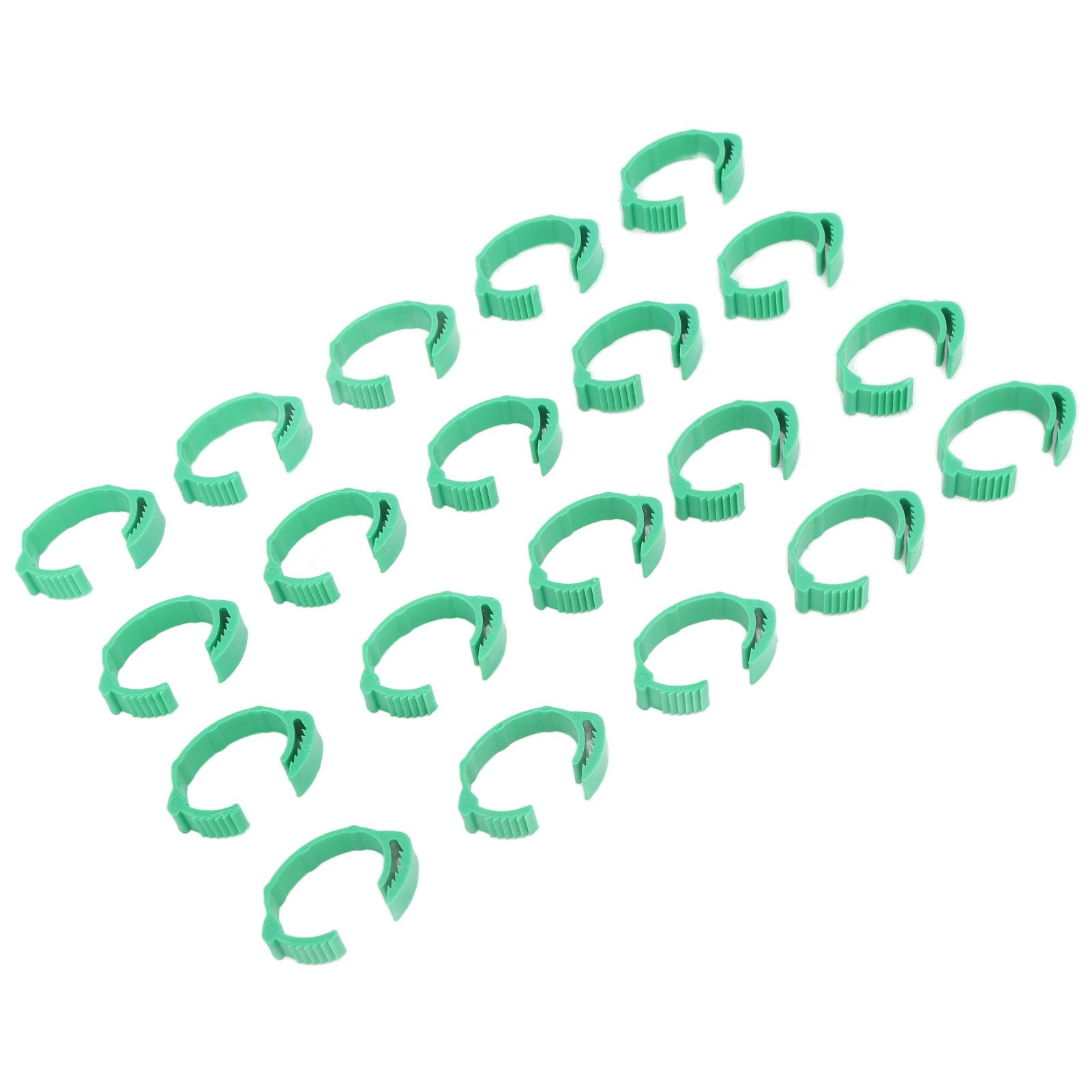 100pcs Chicken Identification Leg Bands Adjustable DIY Clip On Duck Bands for Geese Pigeons Green - view 9