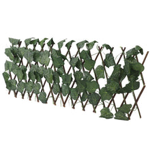 Artificial Hedges Fence Simulation Expandable Sun Protection Waterproof Artificial Topiary Hedge Plant for Garden Grape Leaves - view 2