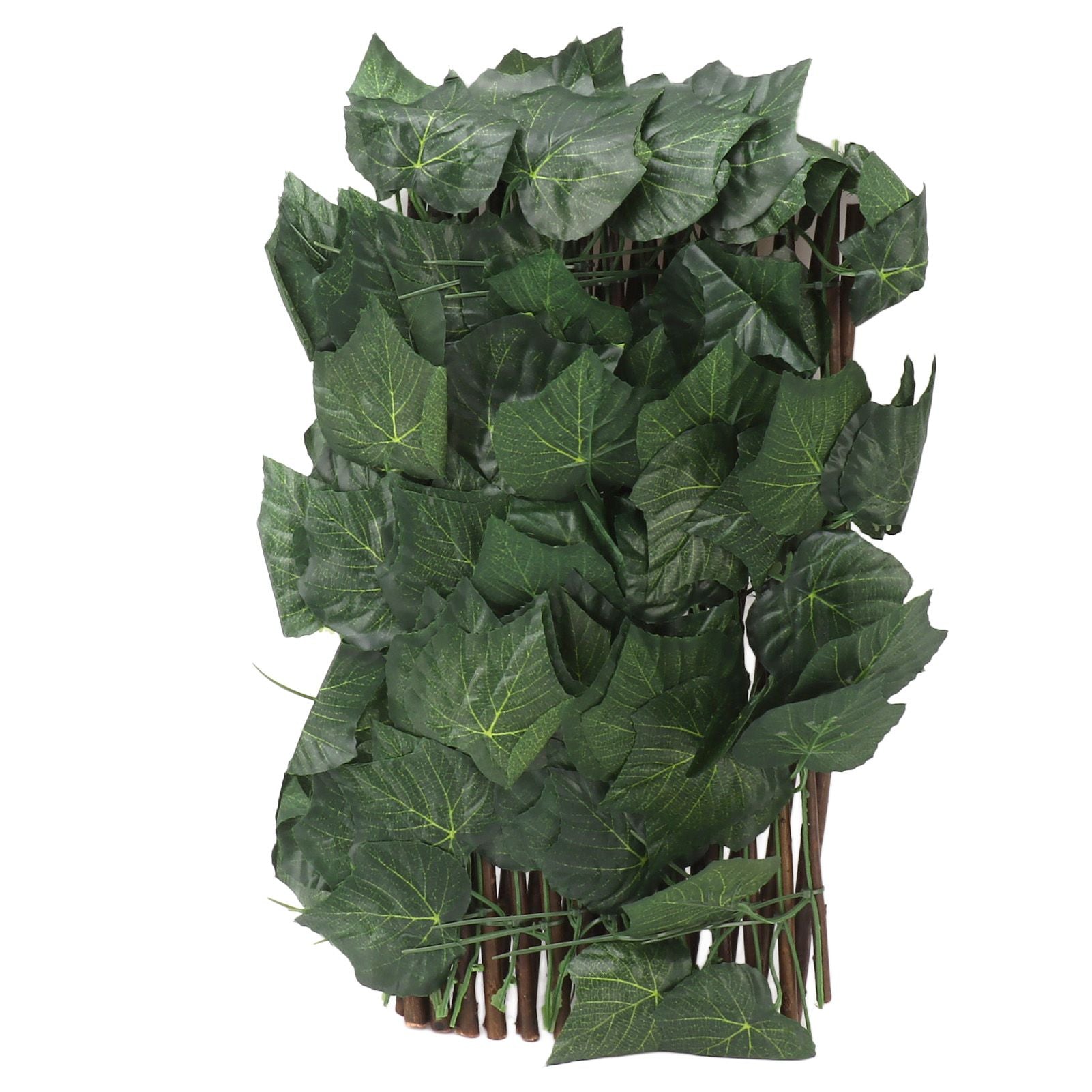 Artificial Hedges Fence Simulation Expandable Sun Protection Waterproof Artificial Topiary Hedge Plant for Garden Grape Leaves - view 8