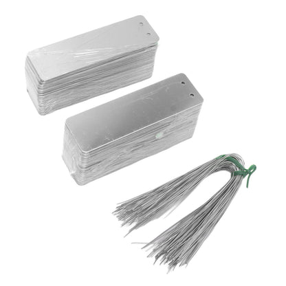100pcs Double Sided Write On Metal Labels for Outdoor Gardening High Durability Aluminum Plant Tags Tree Identification Tags - view 5
