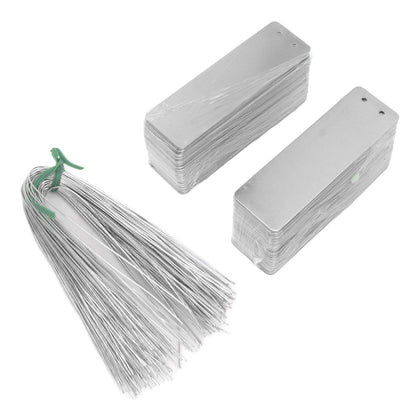 100pcs Double Sided Write On Metal Labels for Outdoor Gardening High Durability Aluminum Plant Tags Tree Identification Tags - view 7