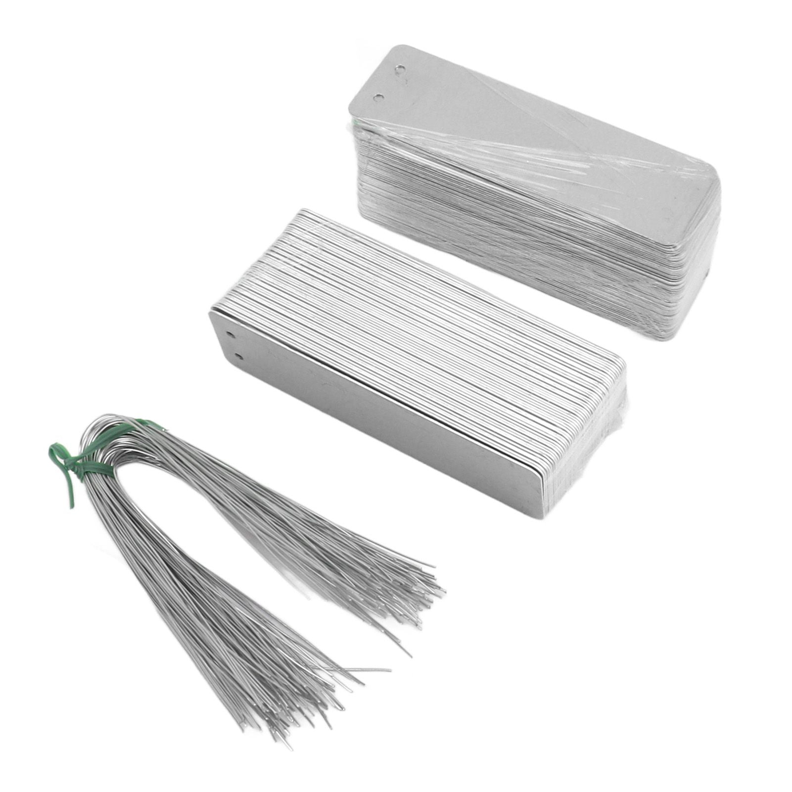 100pcs Double Sided Write On Metal Labels for Outdoor Gardening High Durability Aluminum Plant Tags Tree Identification Tags - view 9