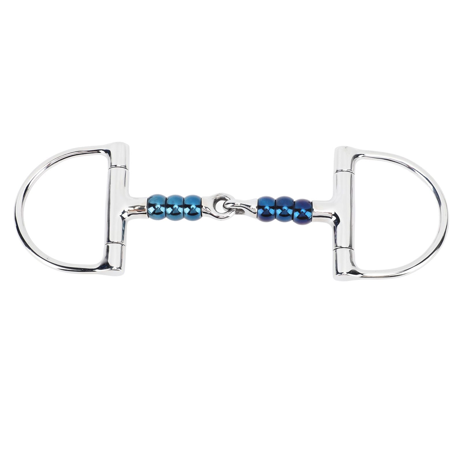 Horse Bit Stainless Steel 125mm Anti Biting Horse Mouth D Ring Snaffle Bit for Horse Farm