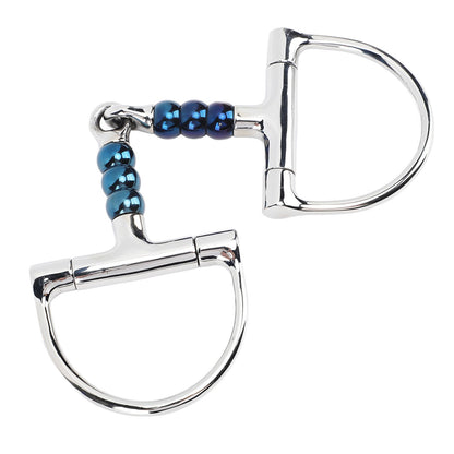 Horse Bit Stainless Steel 125mm Anti Biting Horse Mouth D Ring Snaffle Bit for Horse Farm - view 3