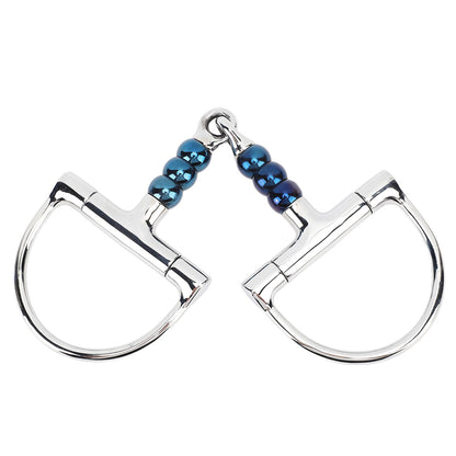 Horse Bit Stainless Steel 125mm Anti Biting Horse Mouth D Ring Snaffle Bit for Horse Farm - view 4
