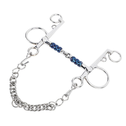 Horse Mouth Bit 125mm Stainless Steel Horse Snaffle Bit for Training Equestrian Equipment Racing Accessory - view 3