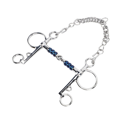 Horse Mouth Bit 125mm Stainless Steel Horse Snaffle Bit for Training Equestrian Equipment Racing Accessory - view 5