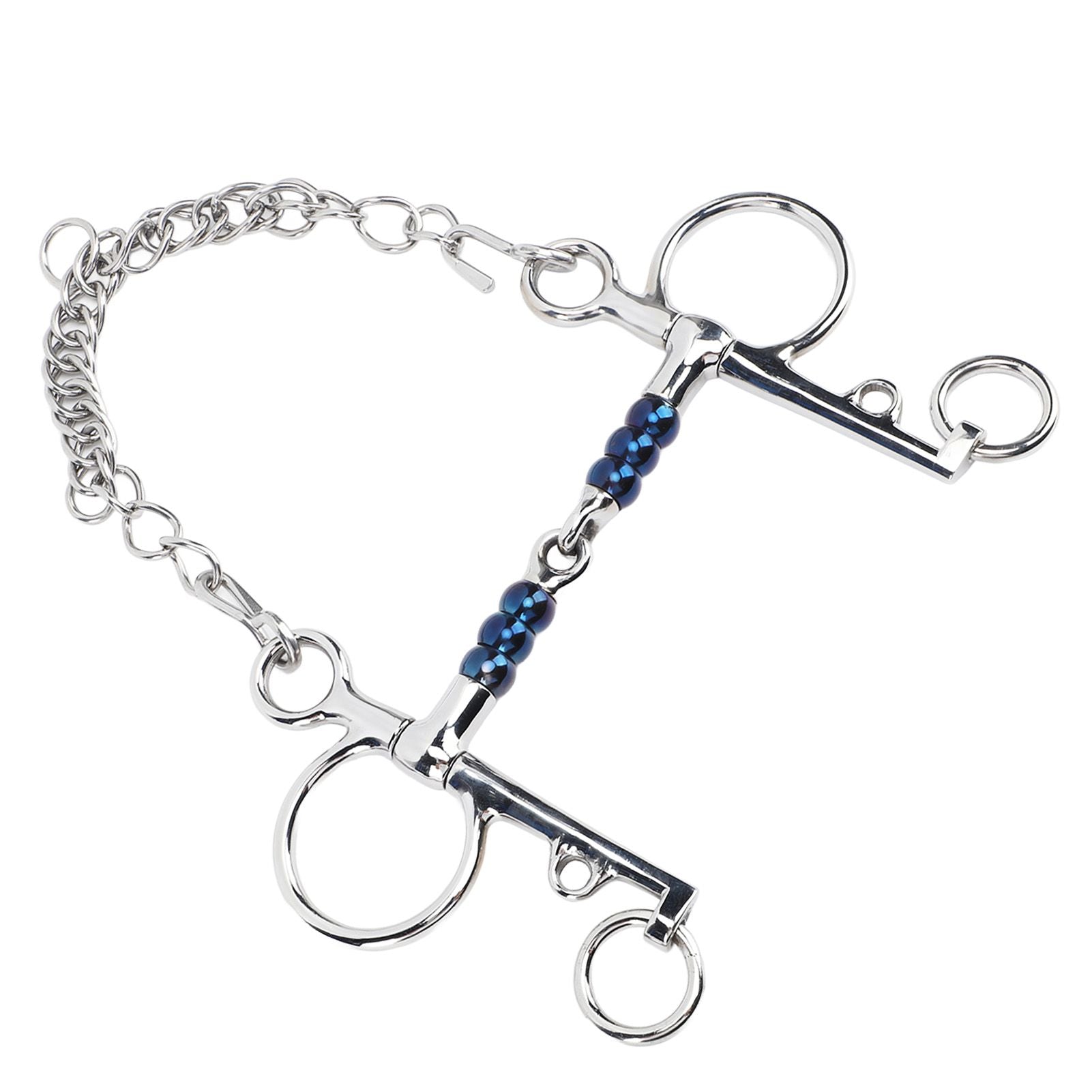 Horse Mouth Bit 125mm Stainless Steel Horse Snaffle Bit for Training Equestrian Equipment Racing Accessory - view 6