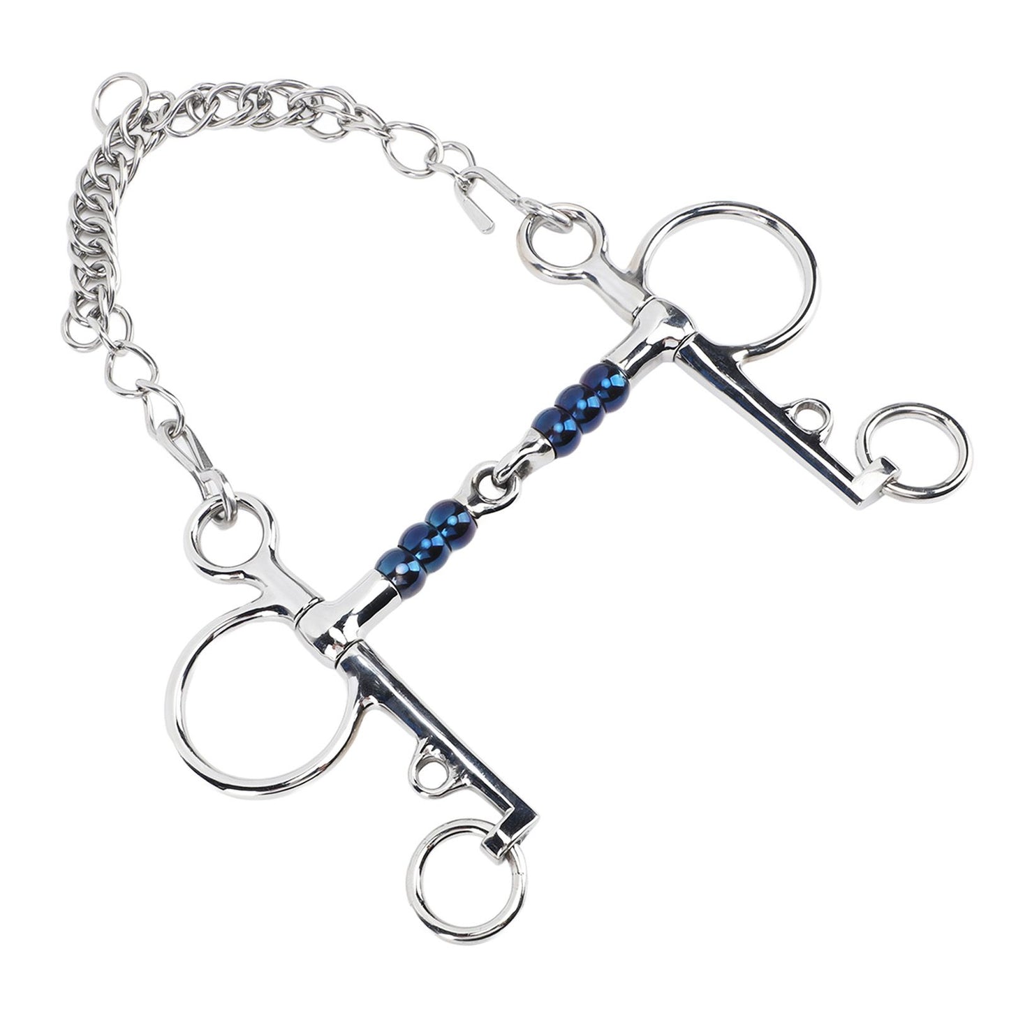 Horse Mouth Bit 125mm Stainless Steel Horse Snaffle Bit for Training Equestrian Equipment Racing Accessory - view 7