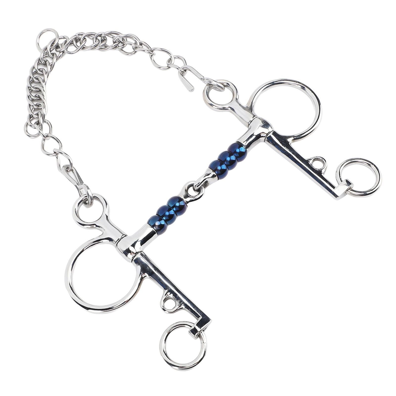 Horse Mouth Bit 125mm Stainless Steel Horse Snaffle Bit for Training Equestrian Equipment Racing Accessory - view 7