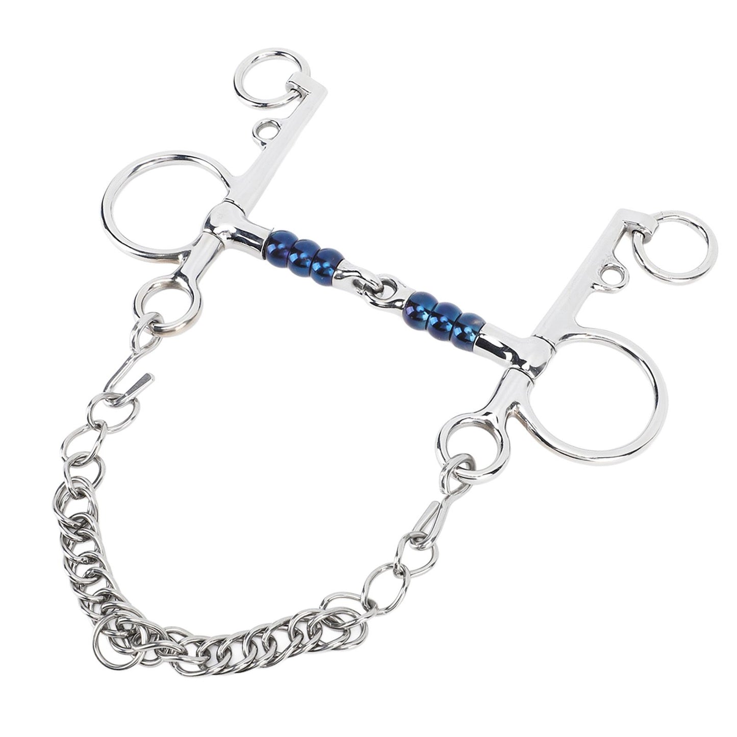 Horse Mouth Bit 125mm Stainless Steel Horse Snaffle Bit for Training Equestrian Equipment Racing Accessory - view 9