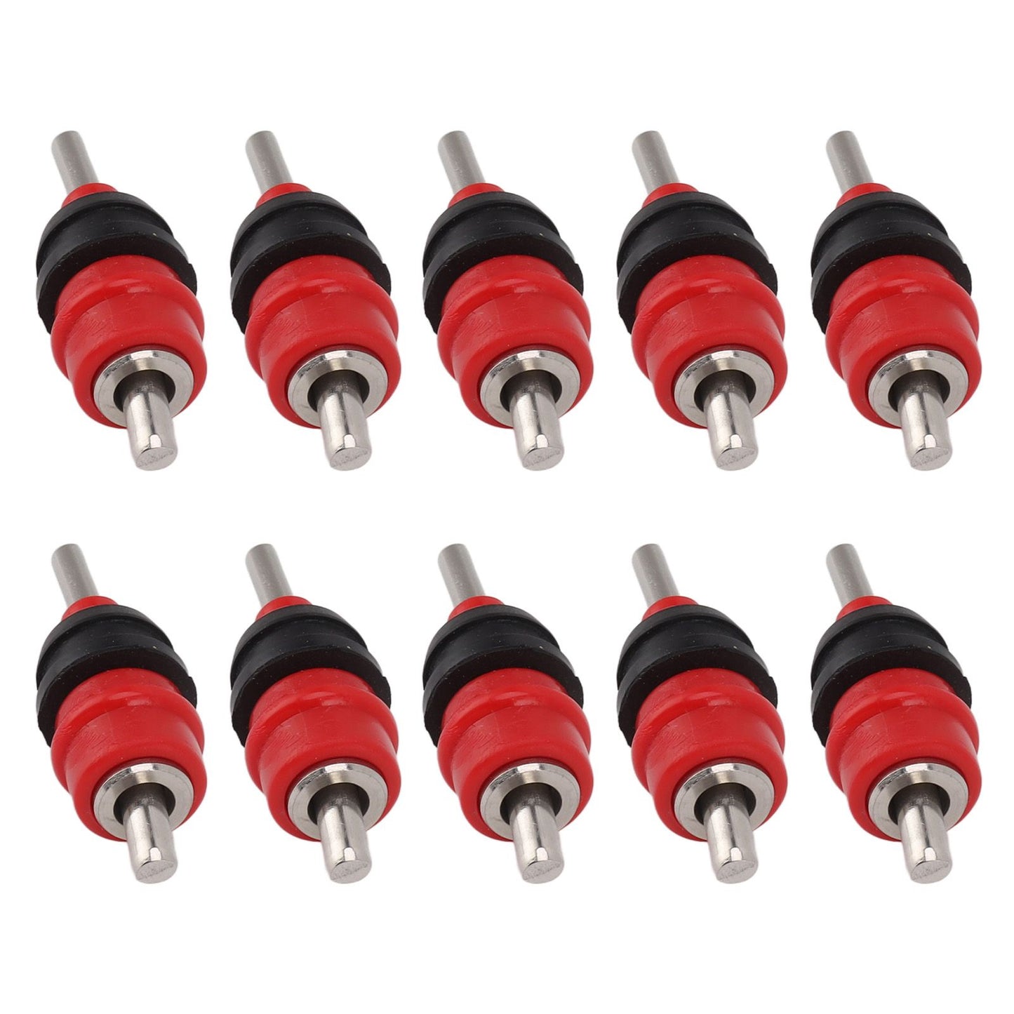 10pcs Automatic Chicken Water Nipple 360 Degree Poultry Drinking Water Chicken Duck Hen Watering Nipple Red Steel Ball - view 2