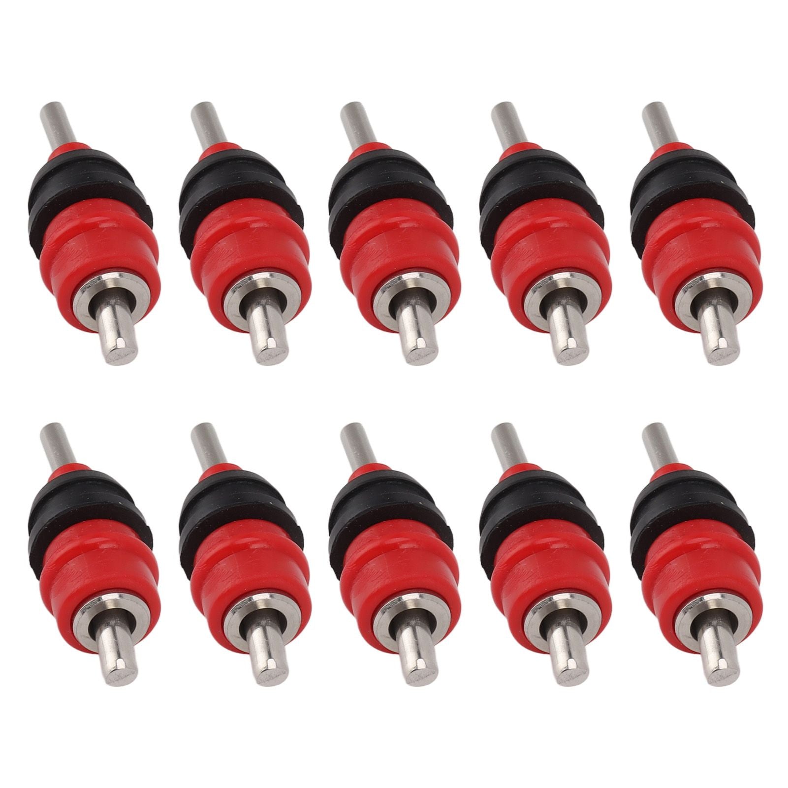 10pcs Automatic Chicken Water Nipple 360 Degree Poultry Drinking Water Chicken Duck Hen Watering Nipple Red Steel Ball - view 2