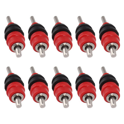 10pcs Automatic Chicken Water Nipple 360 Degree Poultry Drinking Water Chicken Duck Hen Watering Nipple Red Steel Ball - view 2