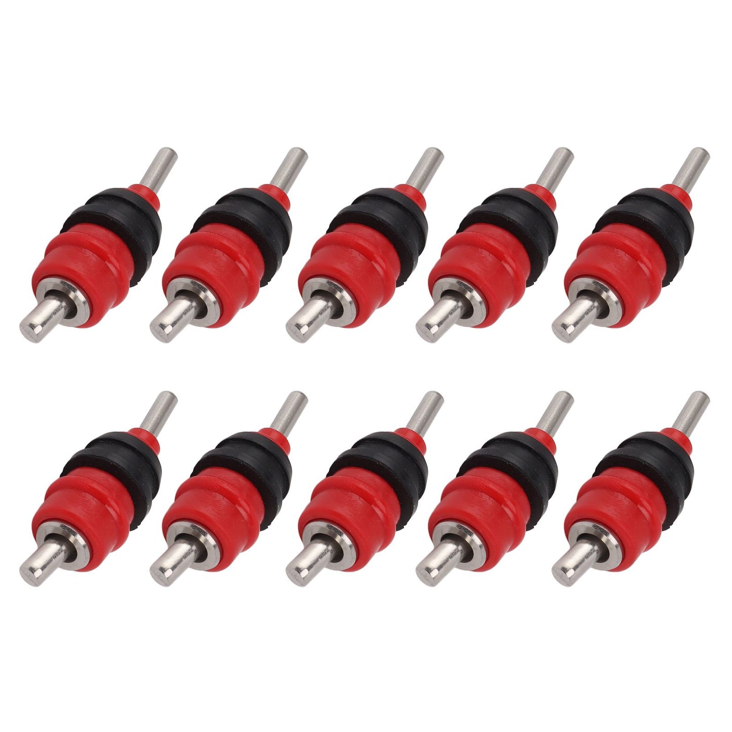 10pcs Automatic Chicken Water Nipple 360 Degree Poultry Drinking Water Chicken Duck Hen Watering Nipple Red Steel Ball - view 3