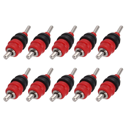 10pcs Automatic Chicken Water Nipple 360 Degree Poultry Drinking Water Chicken Duck Hen Watering Nipple Red Steel Ball - view 3