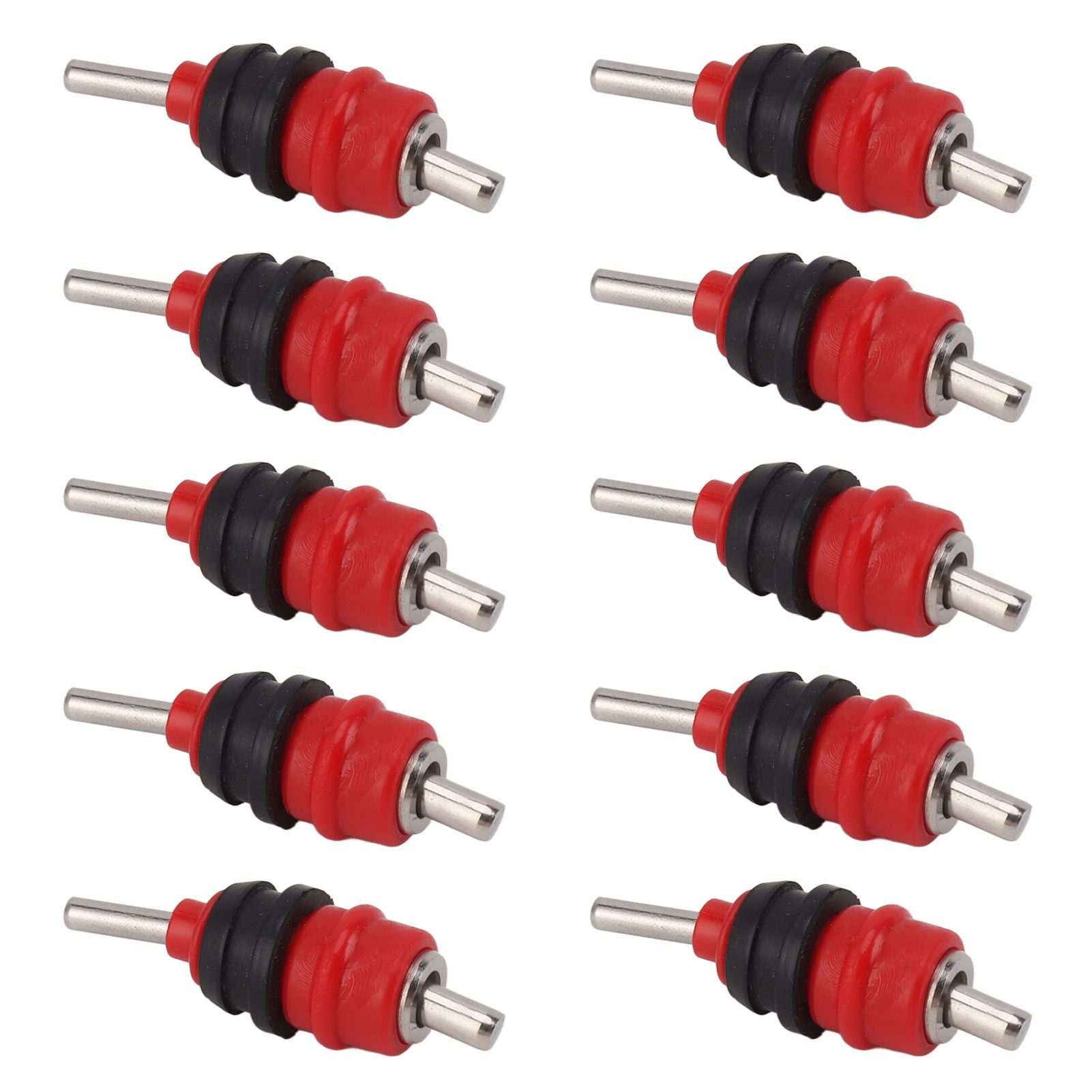 10pcs Automatic Chicken Water Nipple 360 Degree Poultry Drinking Water Chicken Duck Hen Watering Nipple Red Steel Ball - view 5