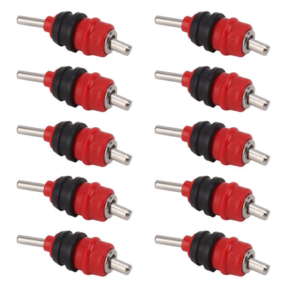 10pcs Automatic Chicken Water Nipple 360 Degree Poultry Drinking Water Chicken Duck Hen Watering Nipple Red Steel Ball - view 5