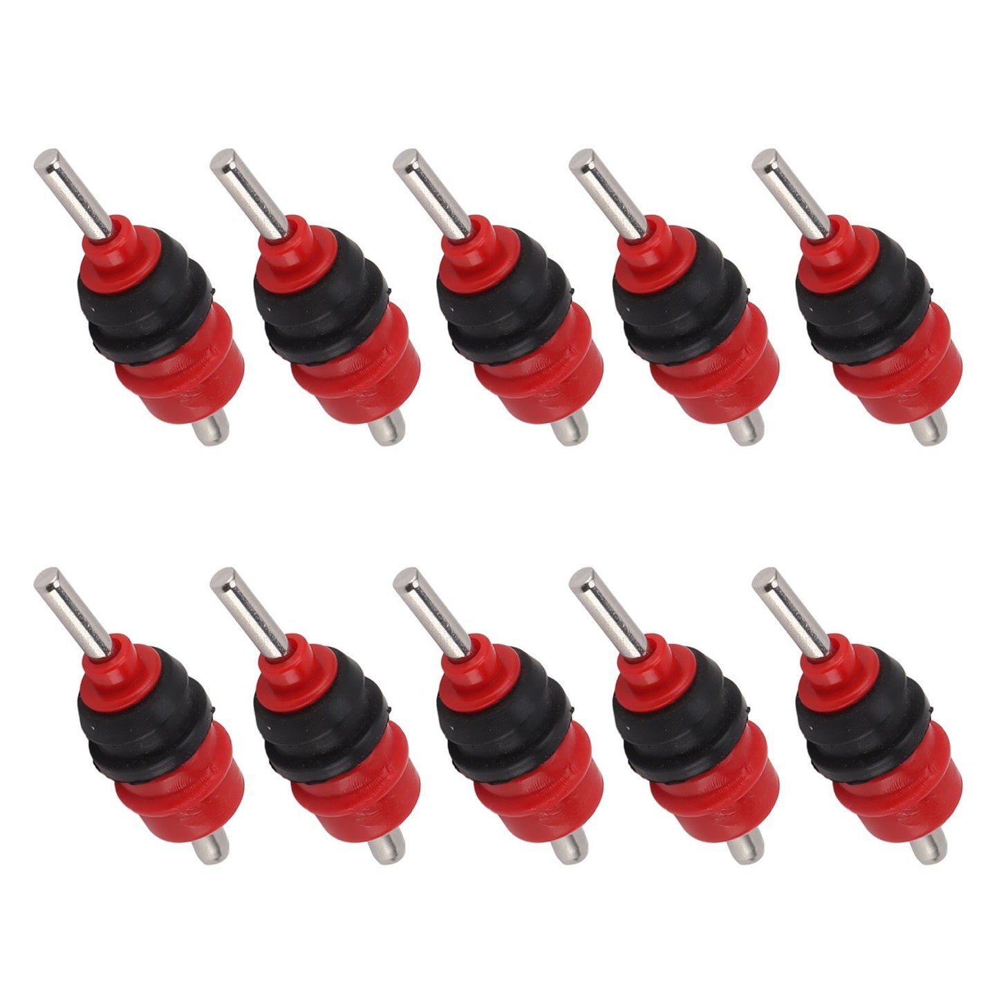 10pcs Automatic Chicken Water Nipple 360 Degree Poultry Drinking Water Chicken Duck Hen Watering Nipple Red Steel Ball - view 6