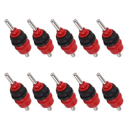 10pcs Automatic Chicken Water Nipple 360 Degree Poultry Drinking Water Chicken Duck Hen Watering Nipple Red Steel Ball - view 6