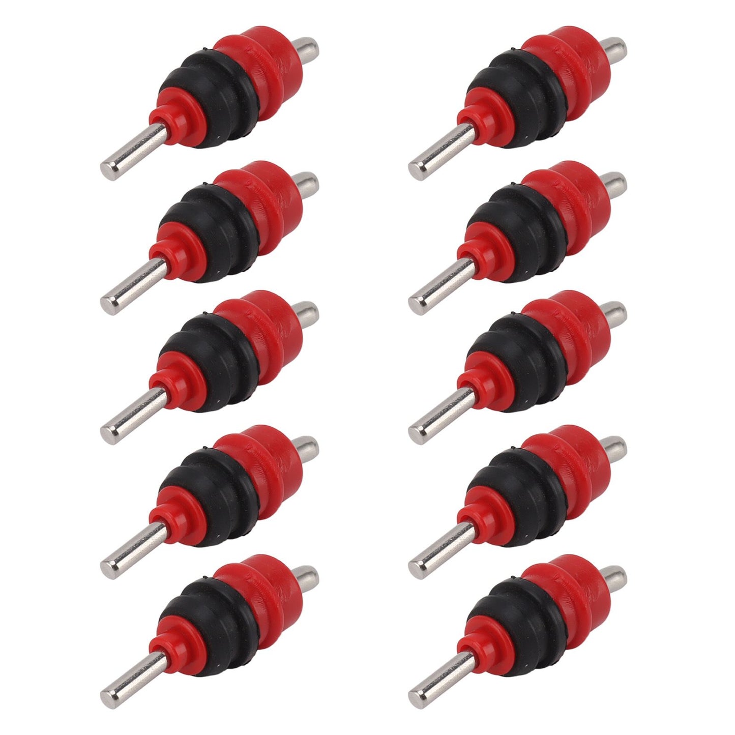 10pcs Automatic Chicken Water Nipple 360 Degree Poultry Drinking Water Chicken Duck Hen Watering Nipple Red Steel Ball - view 7